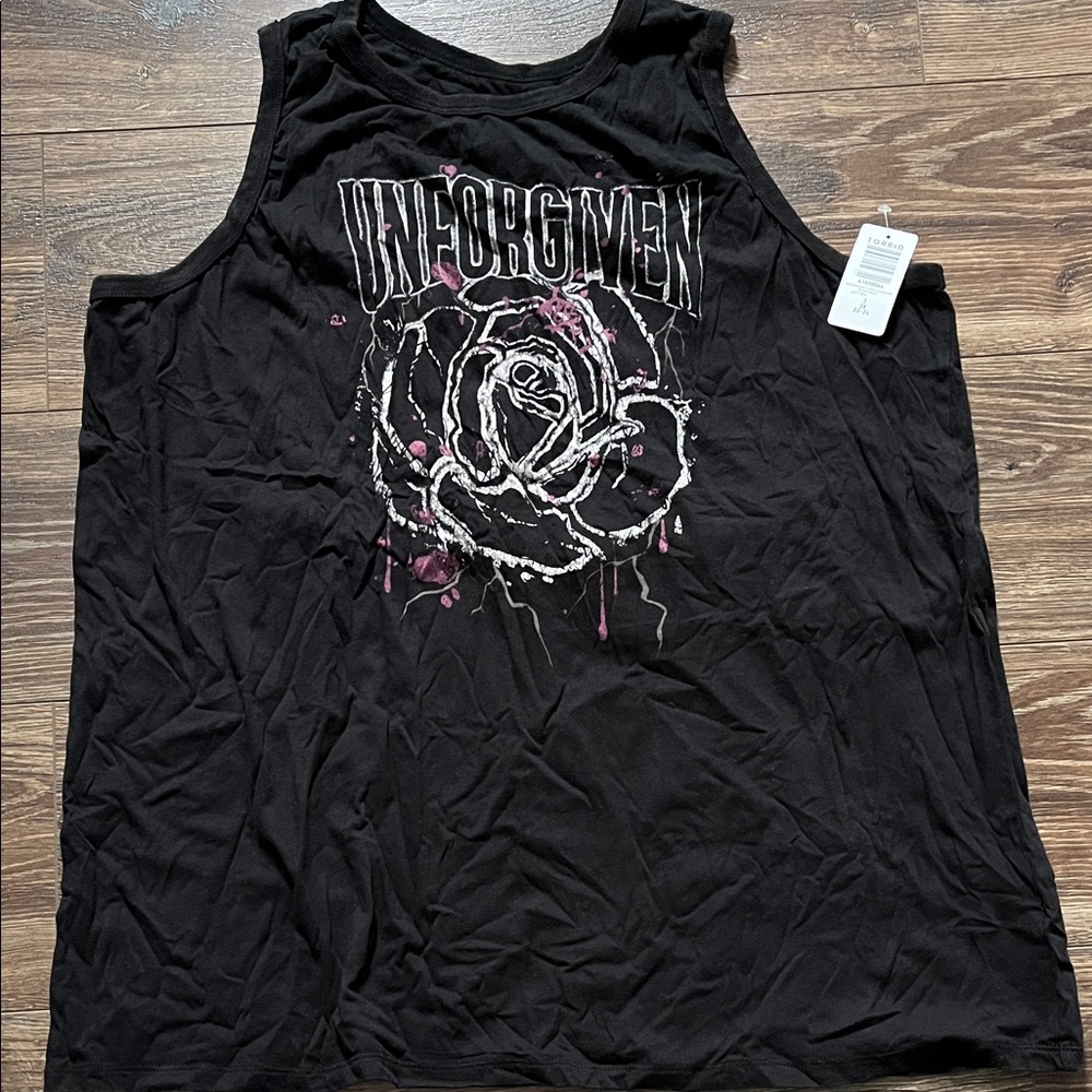 Torrid Black Sleeveless Tank Top